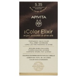 Apivita My Color Elixir Kit Βαφή Μαλλιών No 5.35 Καστανό Ανοιχτό Μελί Μαονί